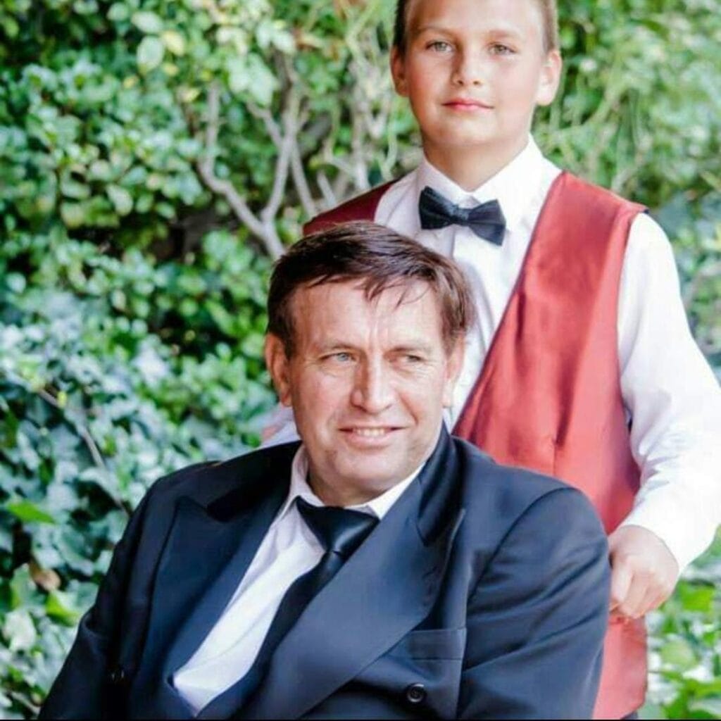 Pieter and his passed grandfather